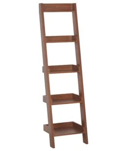 Ladder Shelf Dark Wood MOBILE DUO