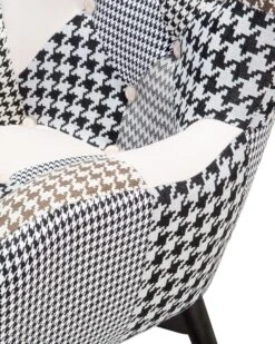 Wingback Chair With Footstool Patchwork Grey VEJLE 20 Wingback Chair With Footstool Patchwork Grey VEJLE -Home Furniture undef src sa picid 477570 type whitesh image