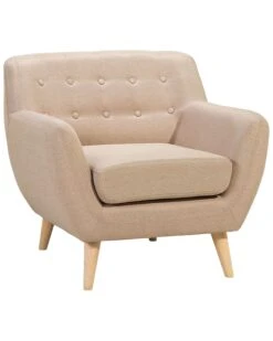Fabric Armchair Beige MOTALA