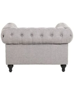 Fabric Armchair Light Grey CHESTERFIELD -Home Furniture undef src sa picid 675640 type whitesh image