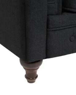 Fabric Armchair Graphite Grey CHESTERFIELD -Home Furniture undef src sa picid 675685 type whitesh image