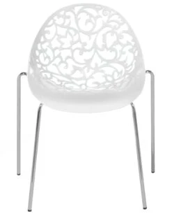 Set Of 4 Dining Chairs White MUMFORD -Home Furniture undef src sa picid 679329 type whitesh image