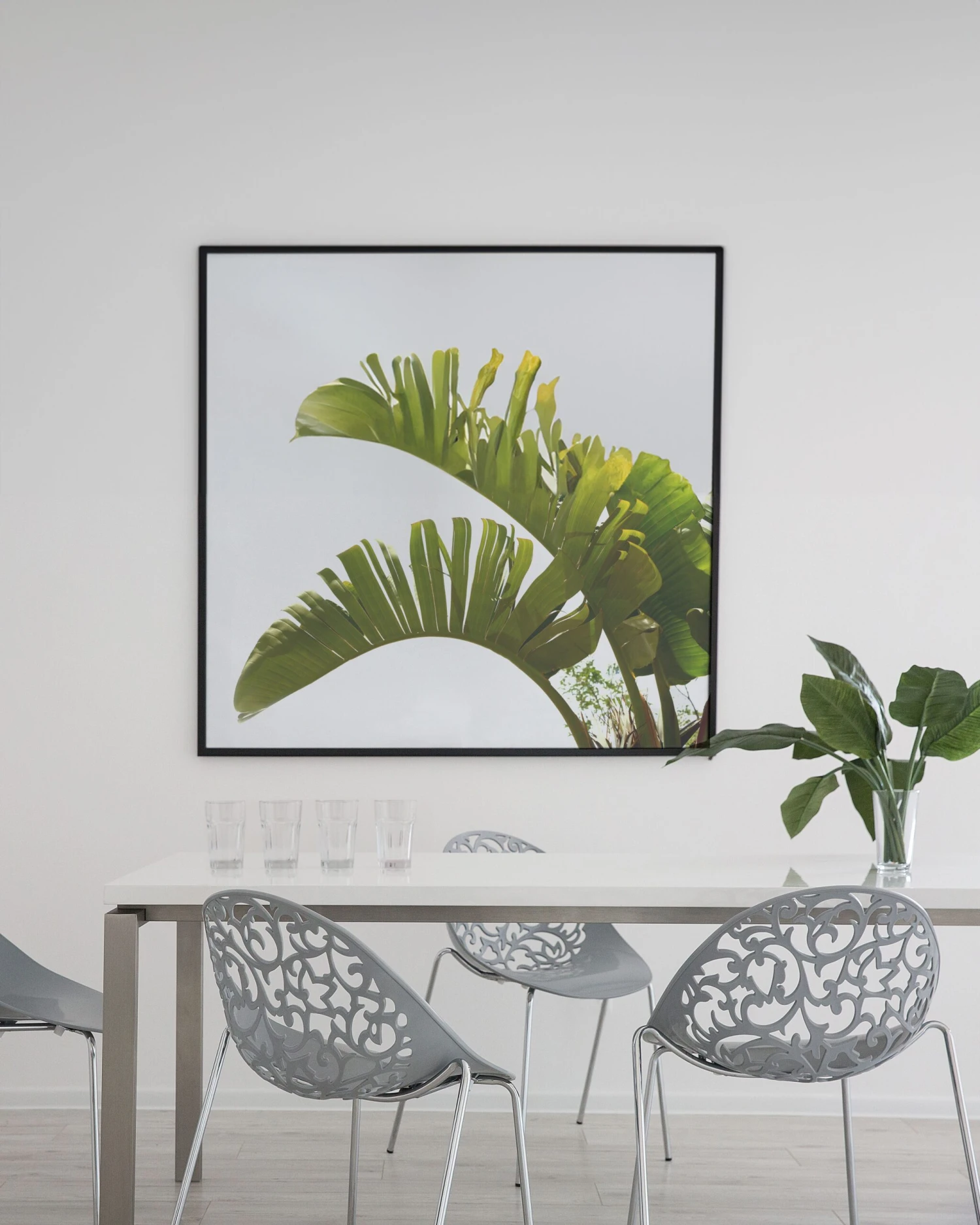 Set Of 4 Dining Chairs Grey MUMFORD 4 Set Of 4 Dining Chairs Grey MUMFORD - Image 2