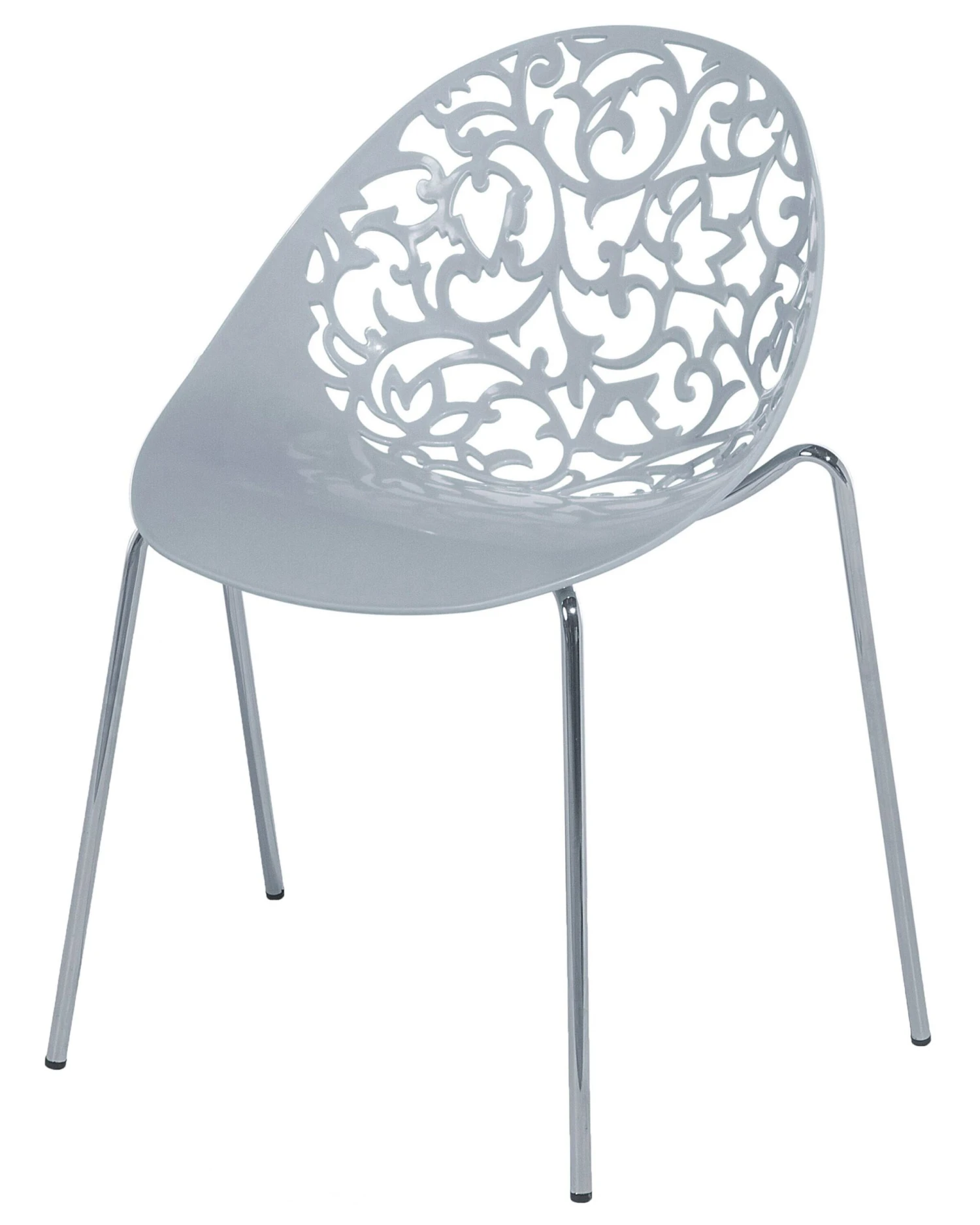 Set Of 4 Dining Chairs Grey MUMFORD 5 Set Of 4 Dining Chairs Grey MUMFORD - Image 3