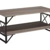Coffee Table Taupe Wood With Black BOLTON -Home Furniture undef src sa picid 683854 type whitesh image