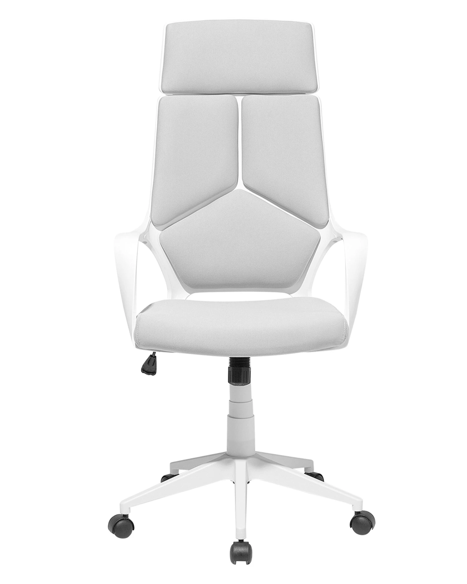 Swivel Office Chair Grey And White DELIGHT 6 Swivel Office Chair Grey And White DELIGHT - Image 4