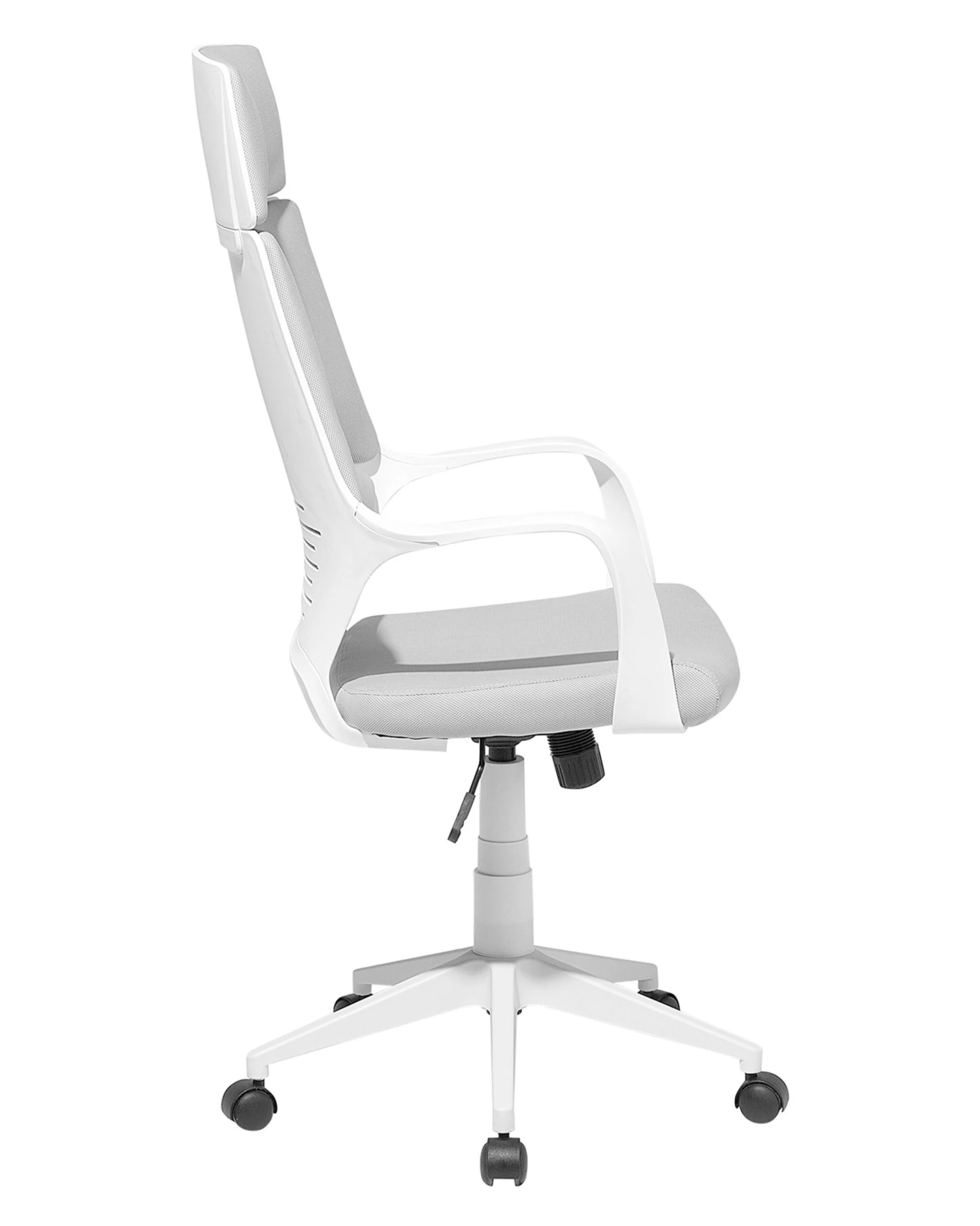 Swivel Office Chair Grey And White DELIGHT 7 Swivel Office Chair Grey And White DELIGHT - Image 5