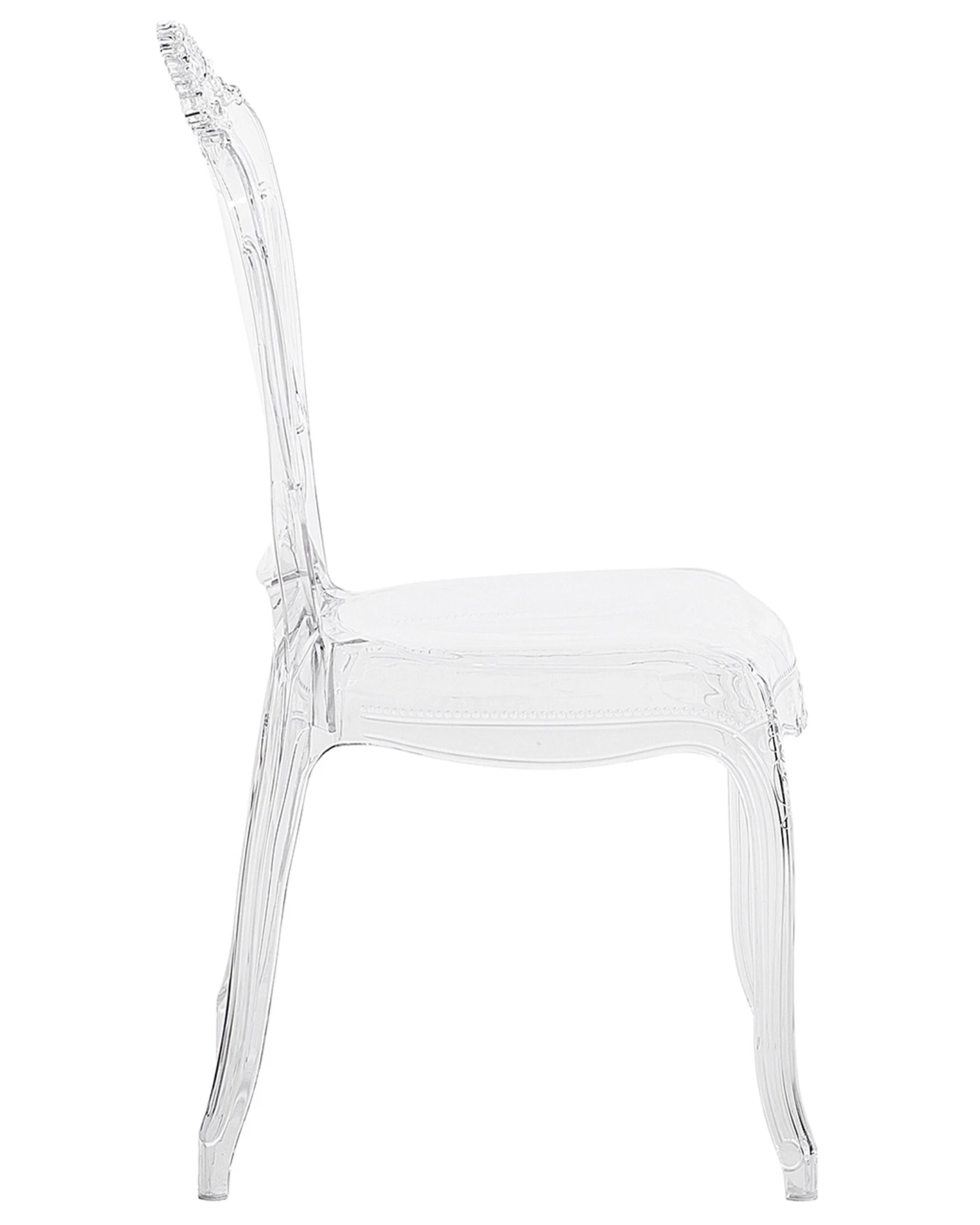 Set Of 2 Accent Chairs Acrylic Clear VERMONT - Image 5