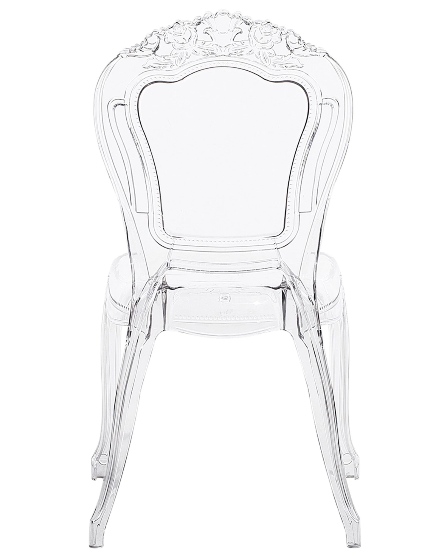 Set Of 2 Accent Chairs Acrylic Clear VERMONT - Image 7