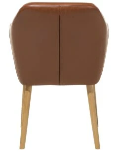 Faux Leather Dining Chair Golden Brown YORKVILLE -Home Furniture undef src sa picid 693227 type whitesh image