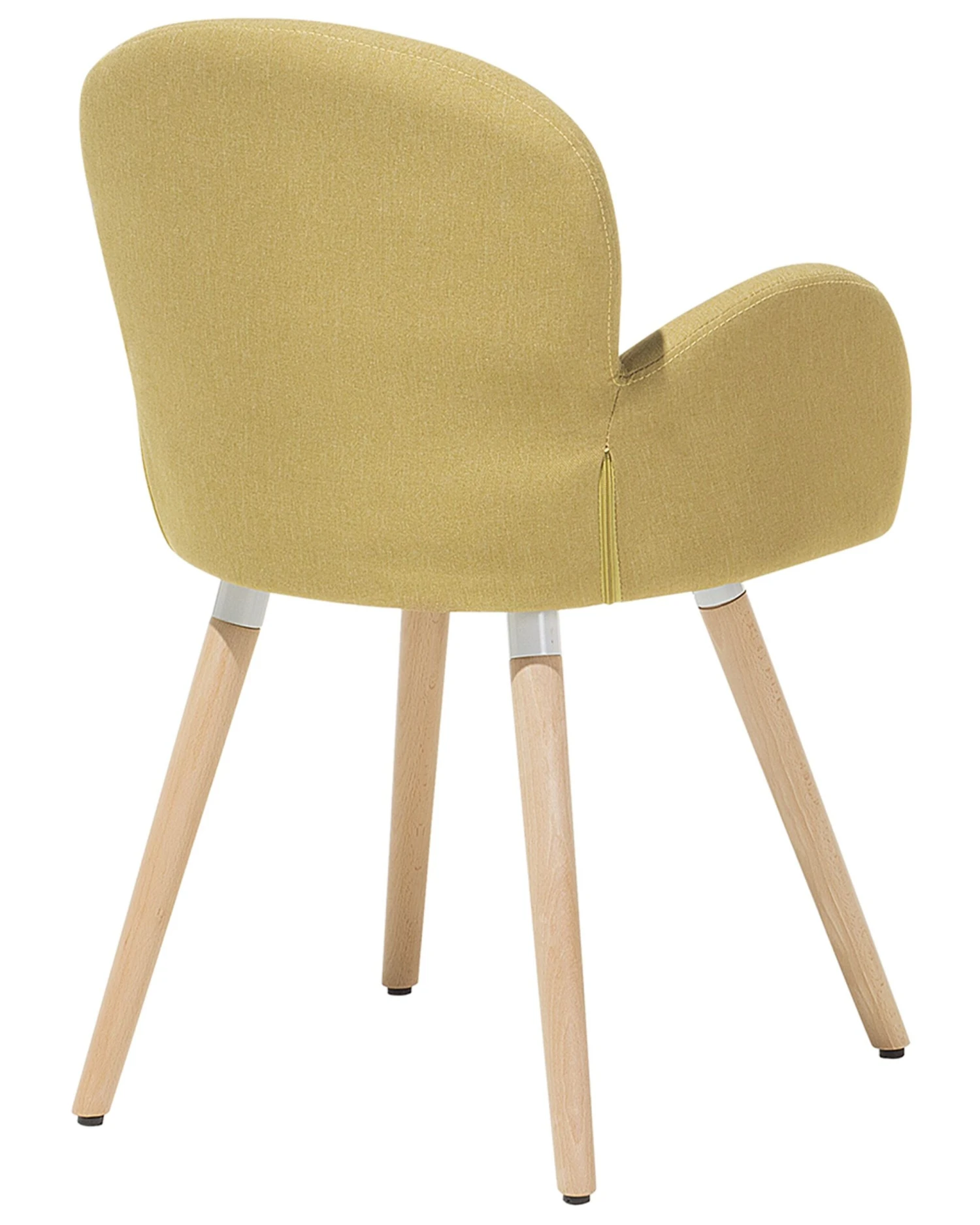 Set Of 2 Fabric Dining Chairs Yellow BROOKVILLE - Image 9