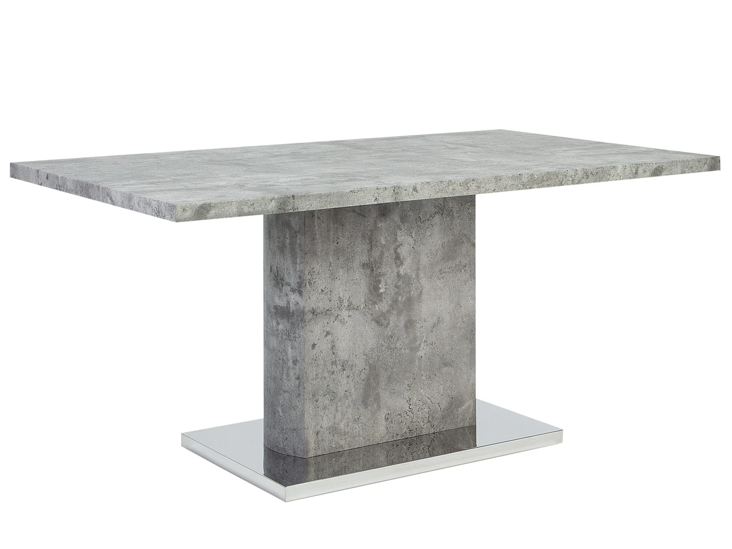 Dining Table 160 X 90 Cm Concrete Effect PASADENA