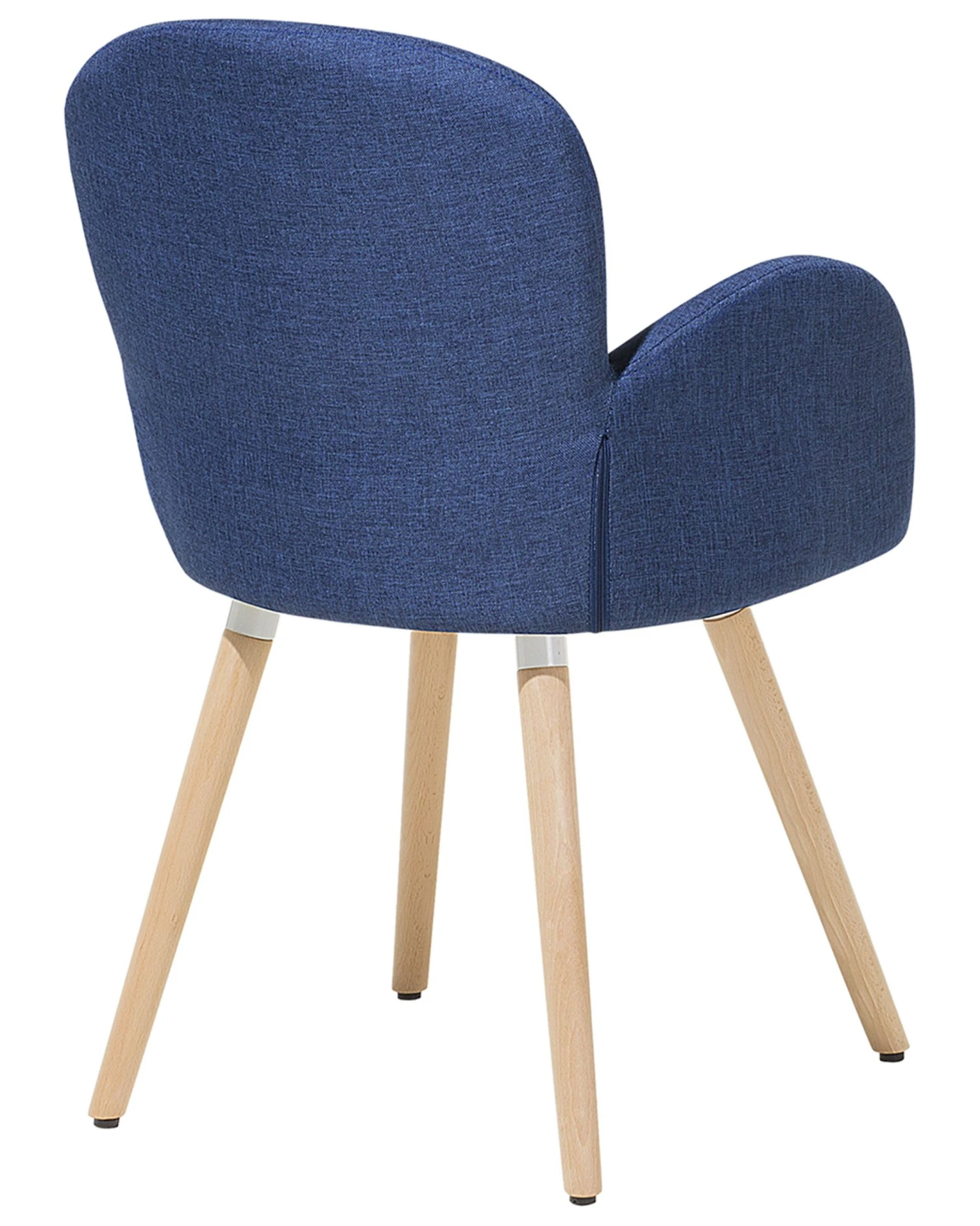 Set Of 2 Fabric Dining Chairs Navy Blue BROOKVILLE - Image 8