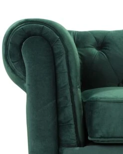 Velvet Armchair Green CHESTERFIELD -Home Furniture undef src sa picid 705660 type whitesh image