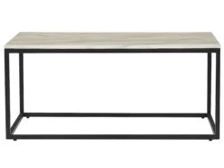 Coffee Table Marble Effect Beige And Black DELANO -Home Furniture undef src sa picid 705775 type whitesh image