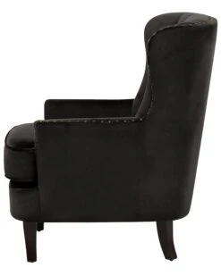 Velvet Armchair Black VIBORG II 15 Velvet Armchair Black VIBORG II -Home Furniture undef src sa picid 708328 type whitesh image