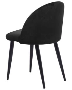 Set Of 2 Velvet Dining Chairs Black VISALIA -Home Furniture undef src sa picid 711022 type whitesh image