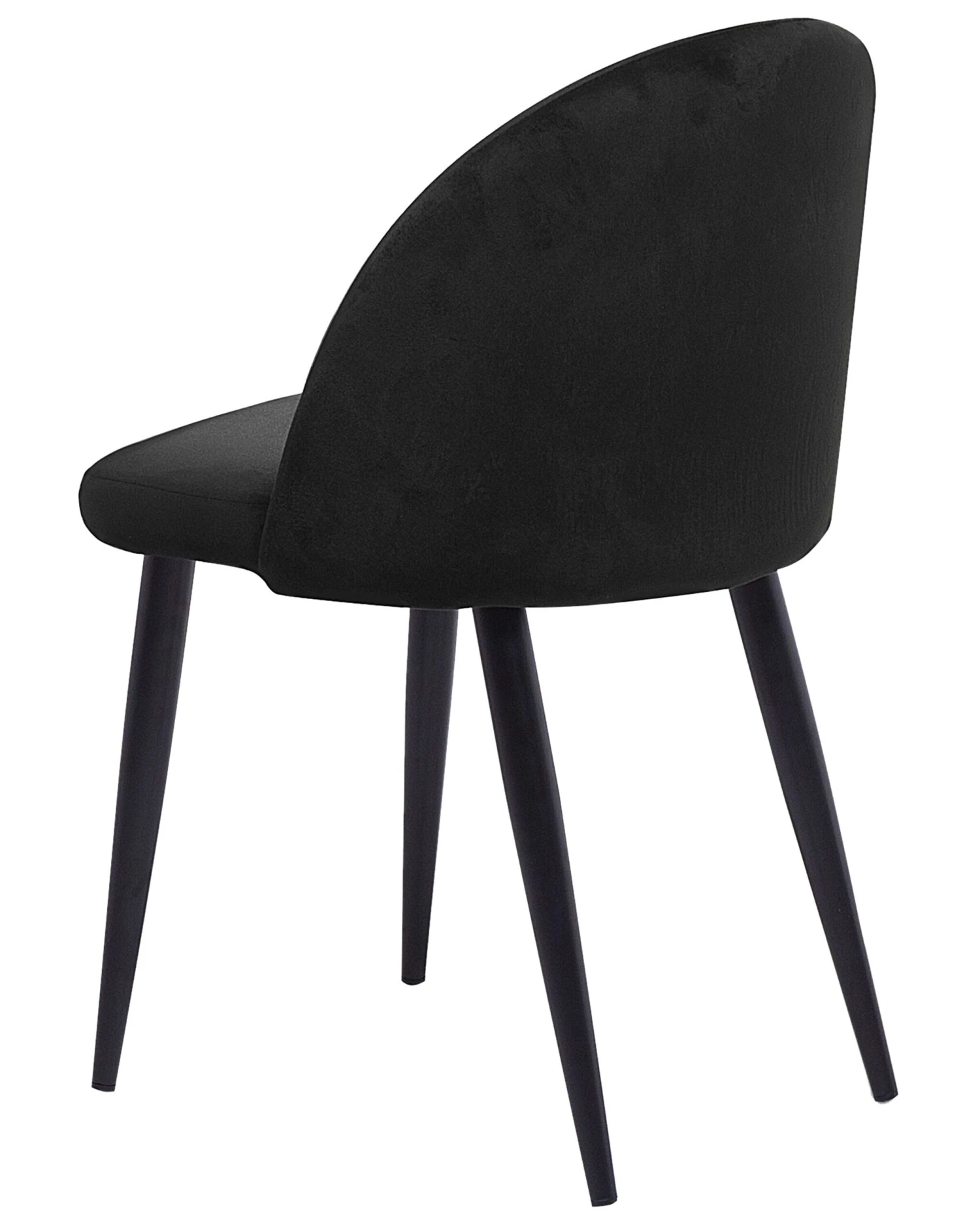 Set Of 2 Velvet Dining Chairs Black VISALIA - Image 7