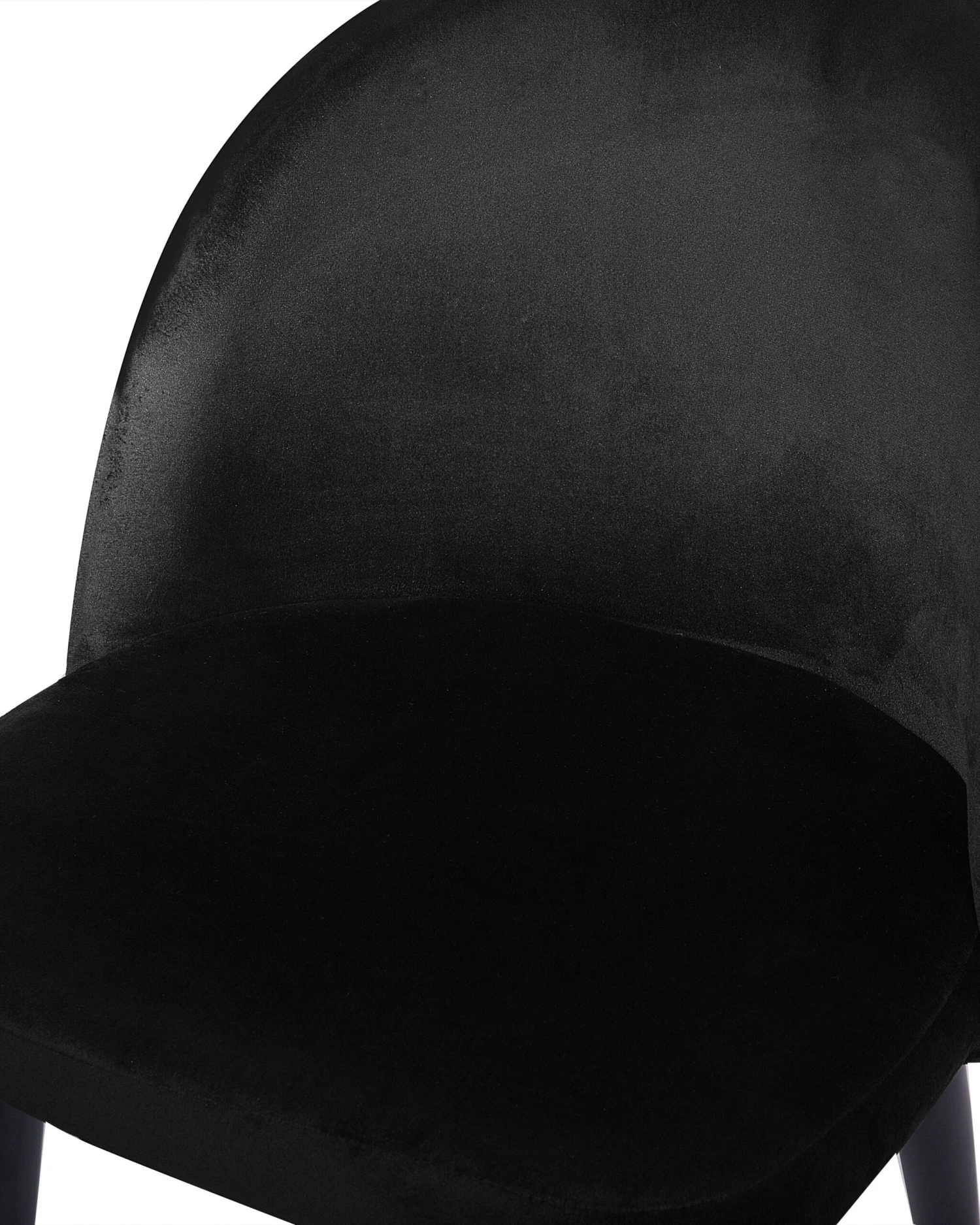 Set Of 2 Velvet Dining Chairs Black VISALIA - Image 8