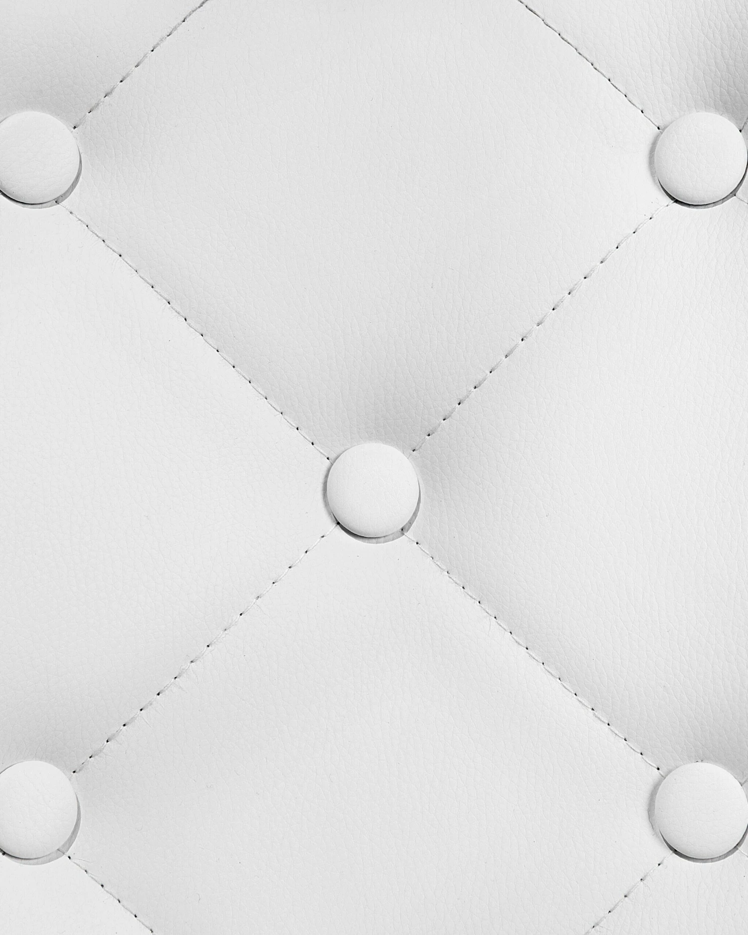 Set Of 2 Dining Chairs Faux Leather White VALERIE - Image 9