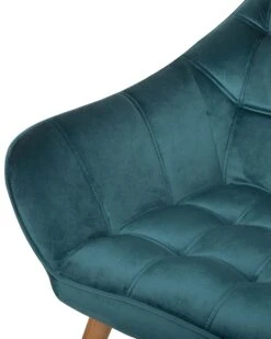 Velvet Armchair Teal Blue KARIS -Home Furniture undef src sa picid 716637 type whitesh image