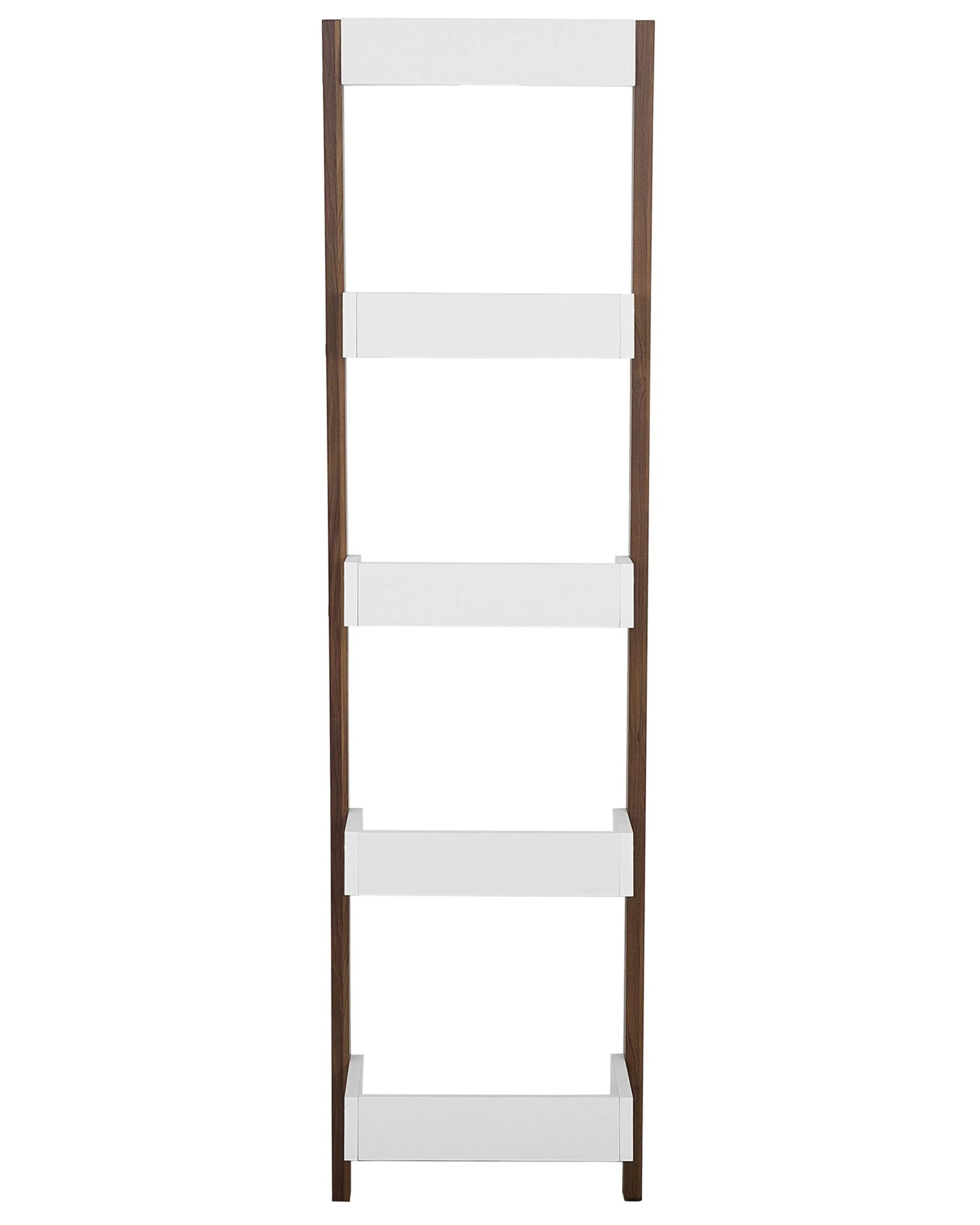 Ladder Shelf Dark Wood And White MOBILE DUO - Image 5