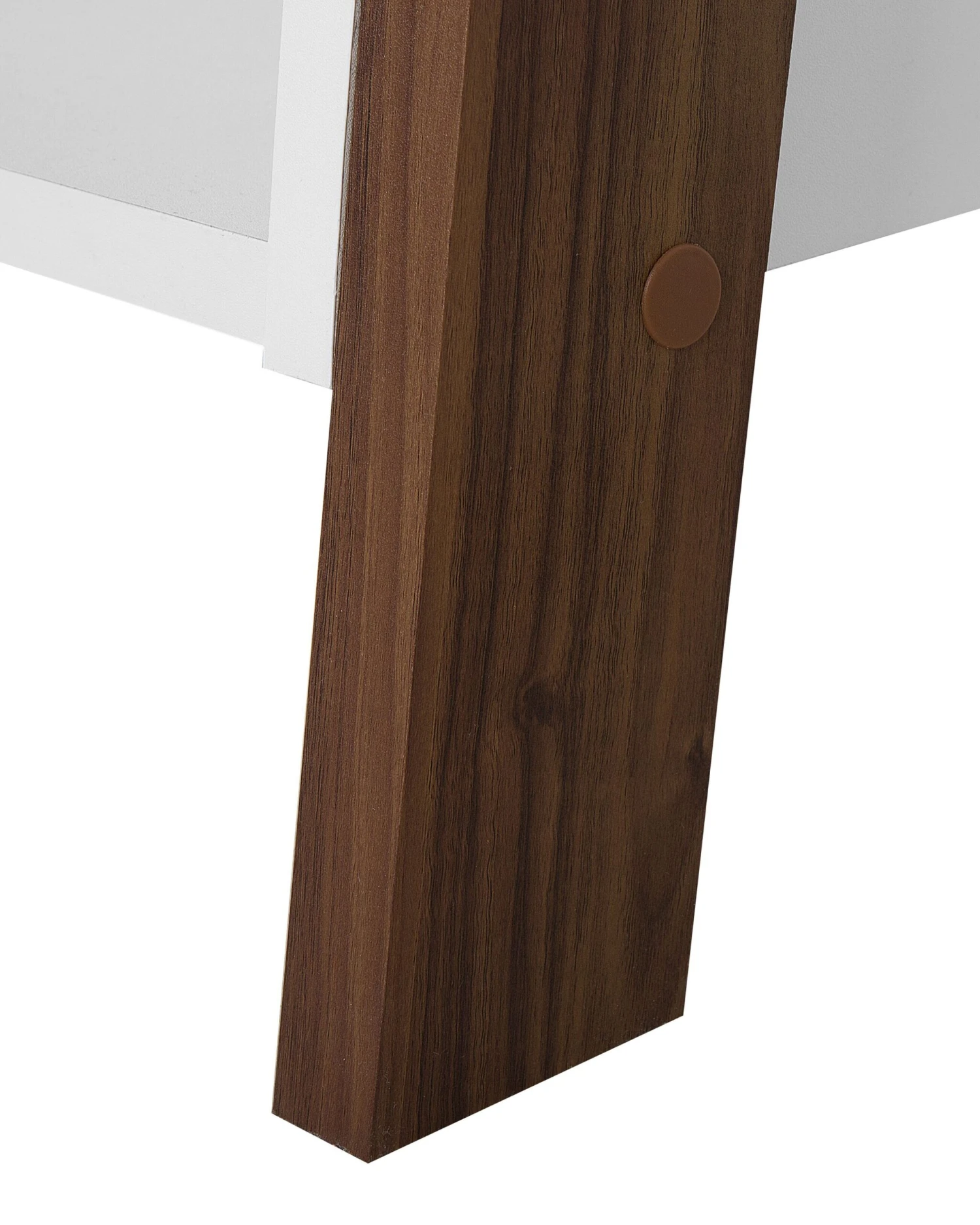 Ladder Shelf Dark Wood And White MOBILE DUO - Image 8