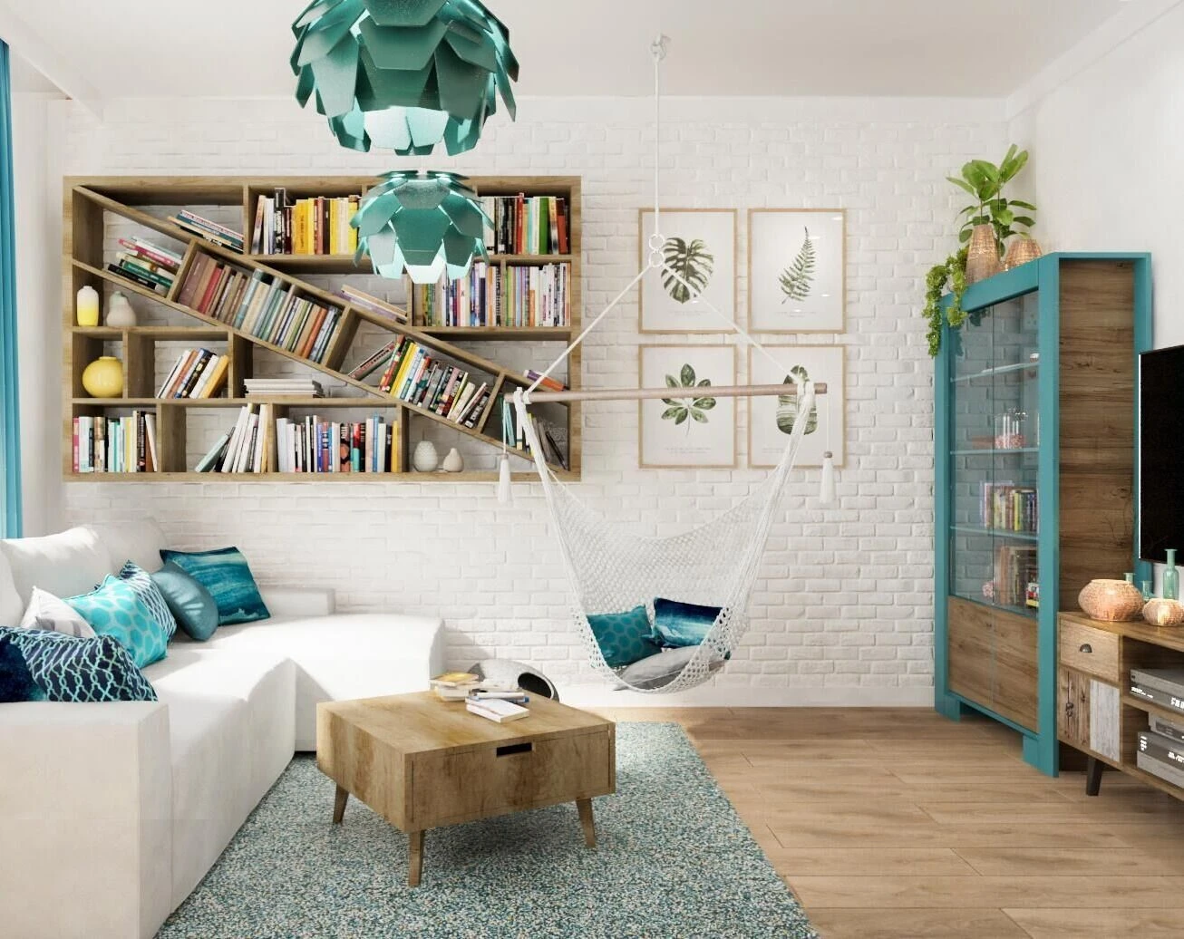 Pendant Lamp Green SEGRE Small 4 Pendant Lamp Green SEGRE Small - Image 3