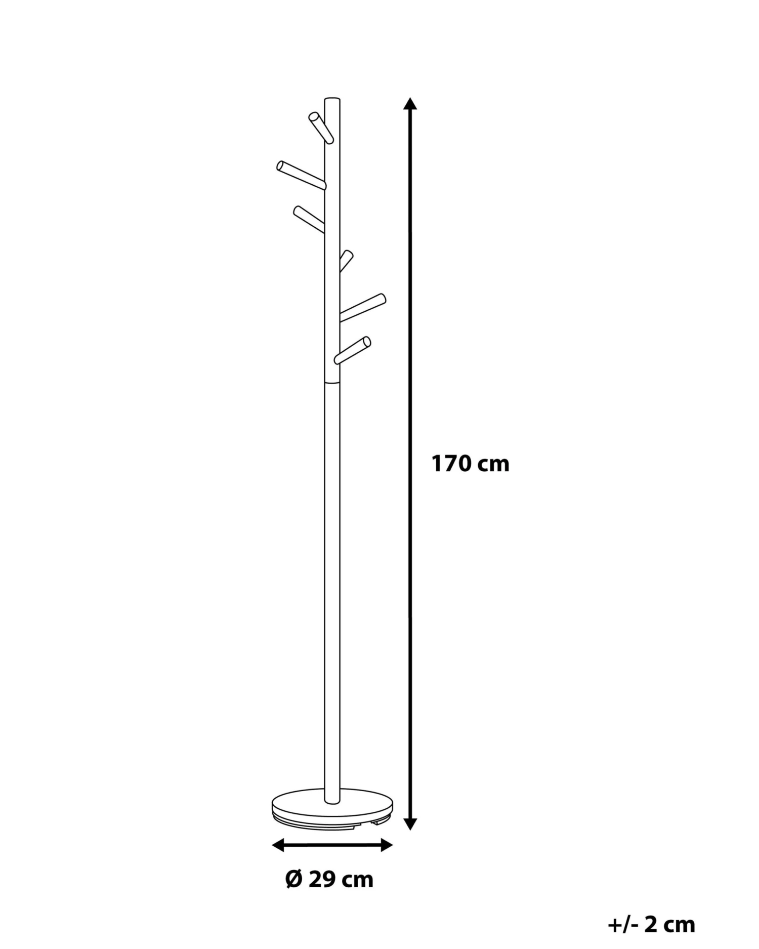 Coat Stand Brown And White AUBUM 9 Coat Stand Brown And White AUBUM - Image 7