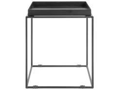 Metal Side Table Black SAXON -Home Furniture undef src sa picid 733147 type whitesh image