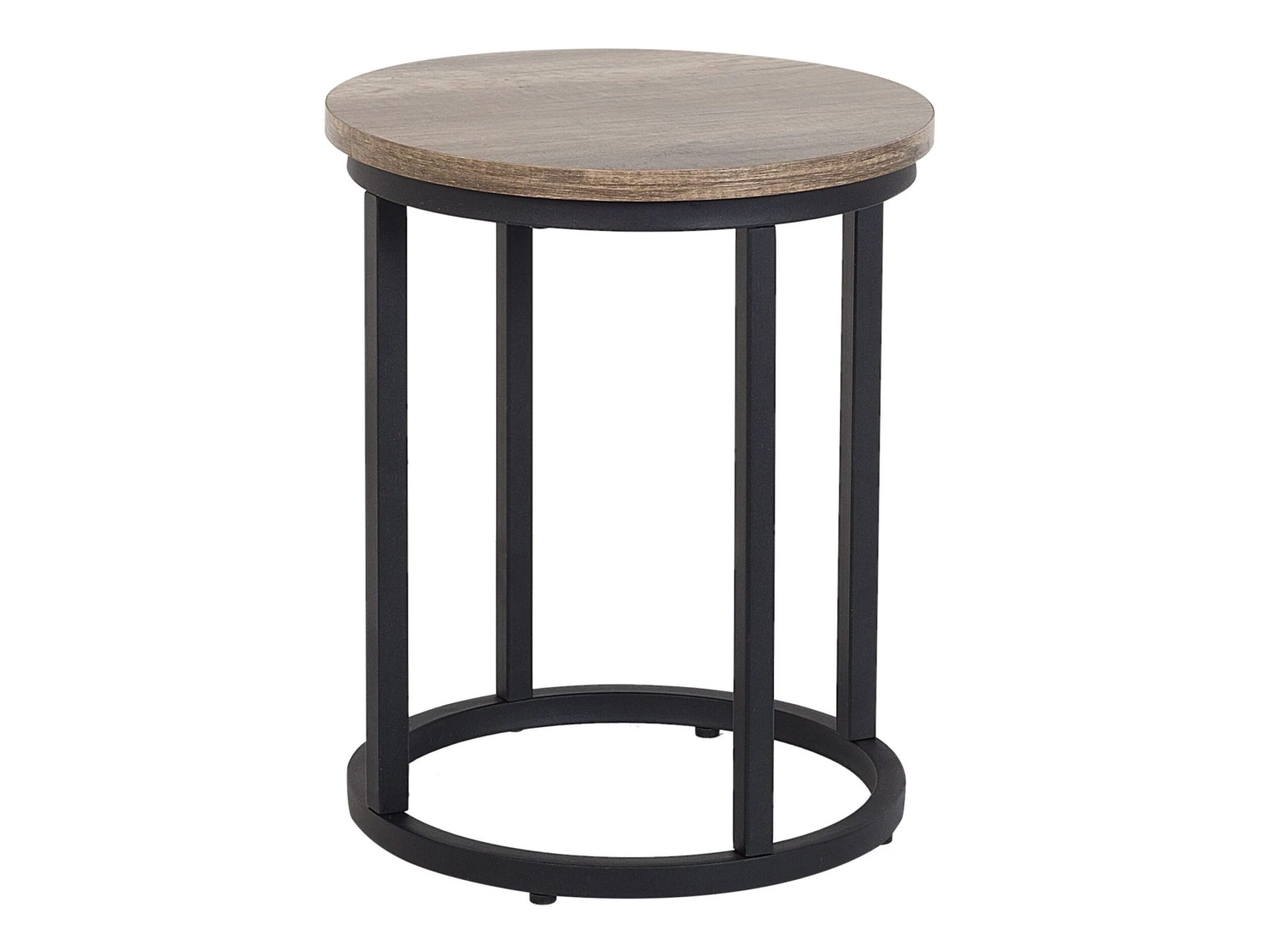 Nest Of 2 Tables Dark Wood DIXIE - Image 7