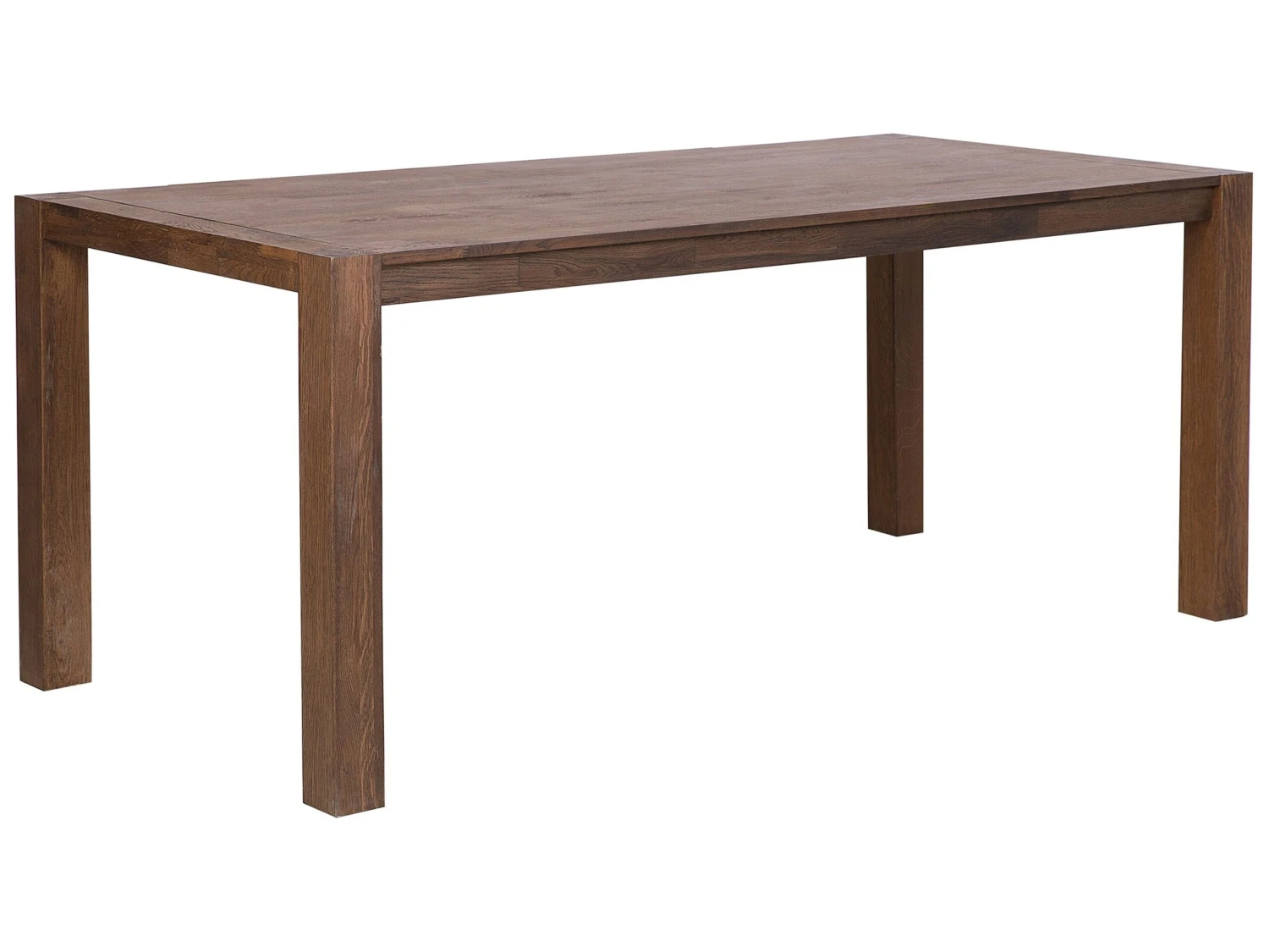 Oak Dining Table Dark Wood NATURA Various Sizes