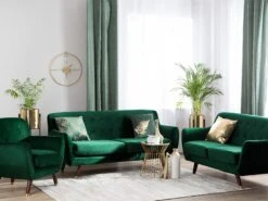 Velvet Armchair Emerald Green BODO -Home Furniture undef src sa picid 738318 type color image