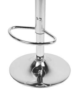 Set Of 2 Faux Leather Swivel Bar Stools White PEORIA -Home Furniture undef src sa picid 743380 type whitesh image