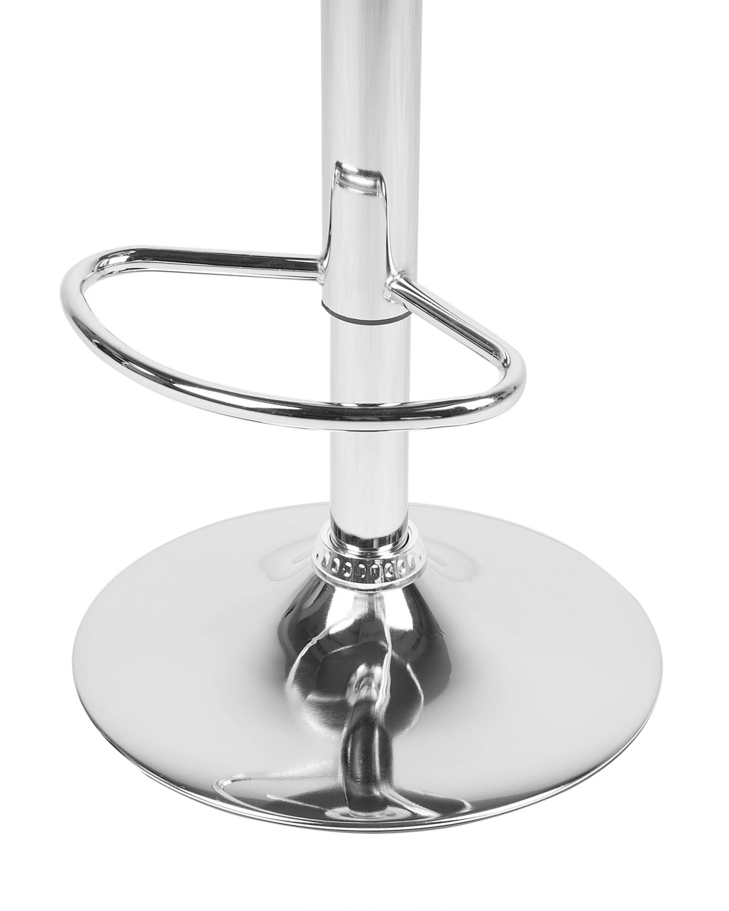 Set Of 2 Faux Leather Swivel Bar Stools Grey PEORIA - Image 7