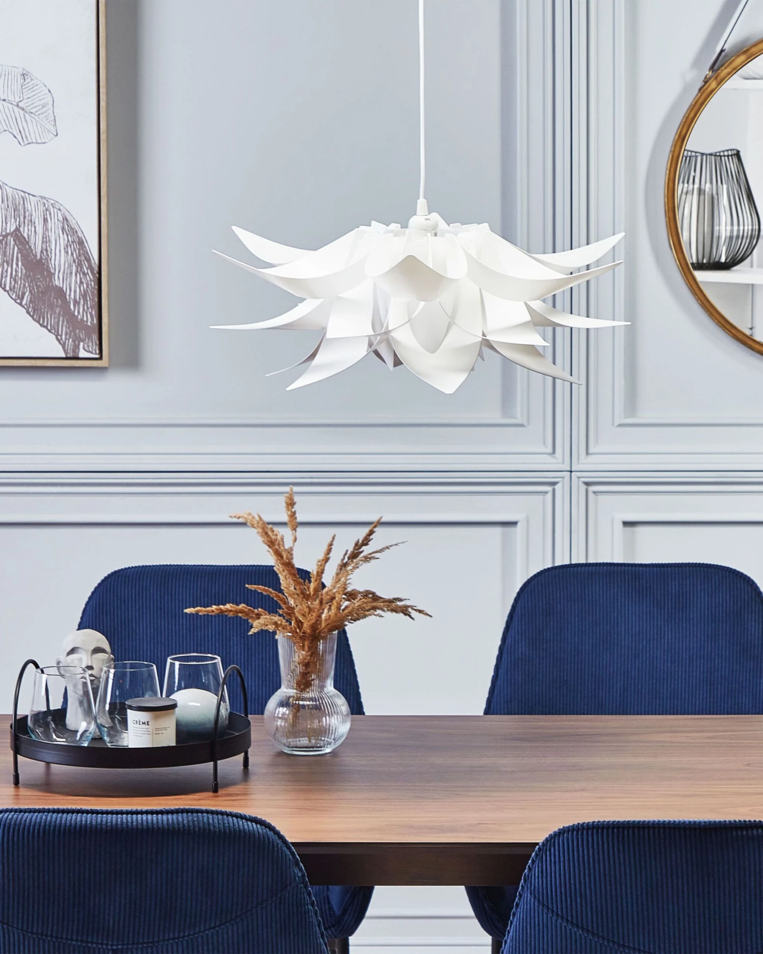 Pendant Lamp White ALVA - Image 3