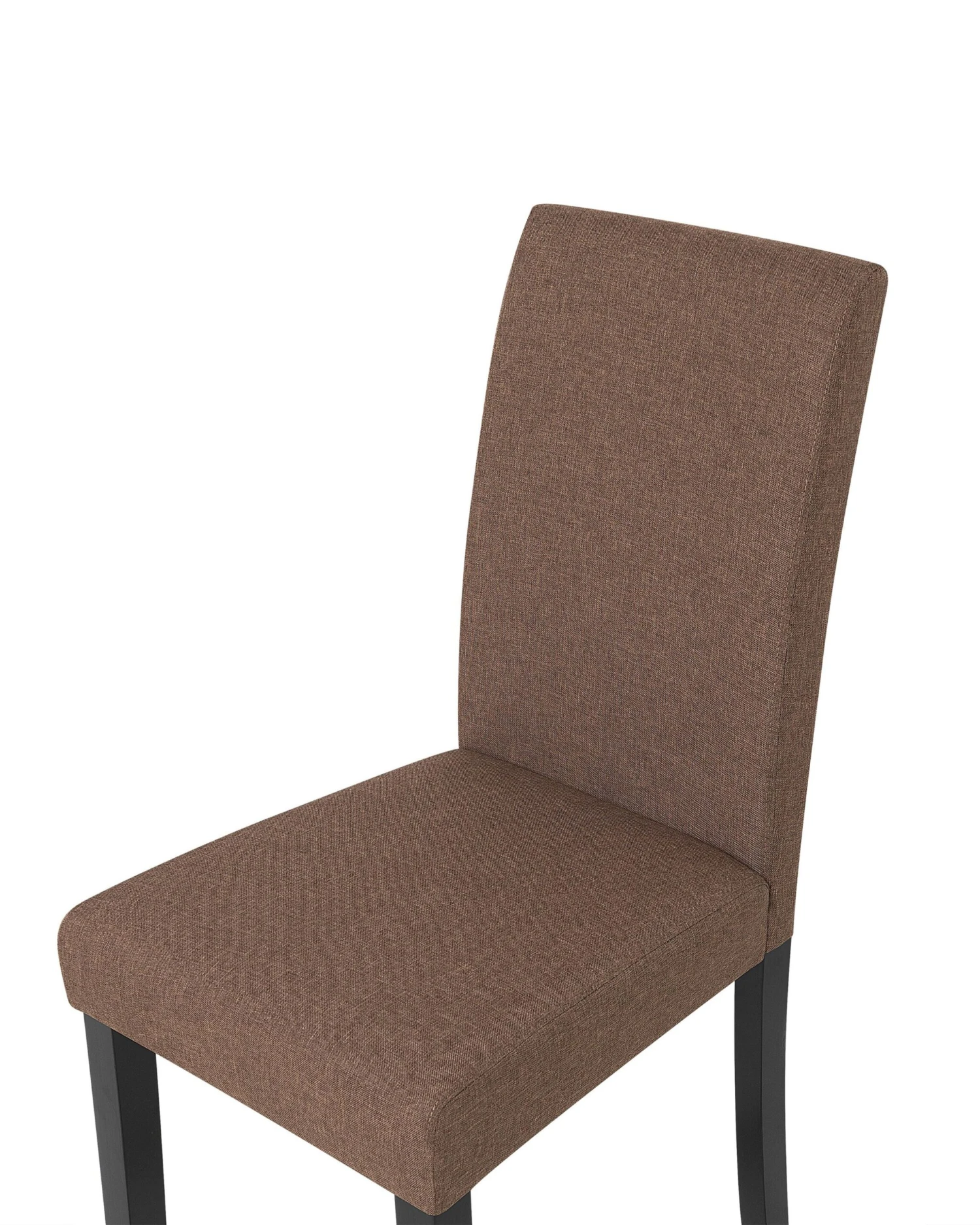 Set Of 2 Fabric Dining Chairs Brown BROADWAY - Image 7
