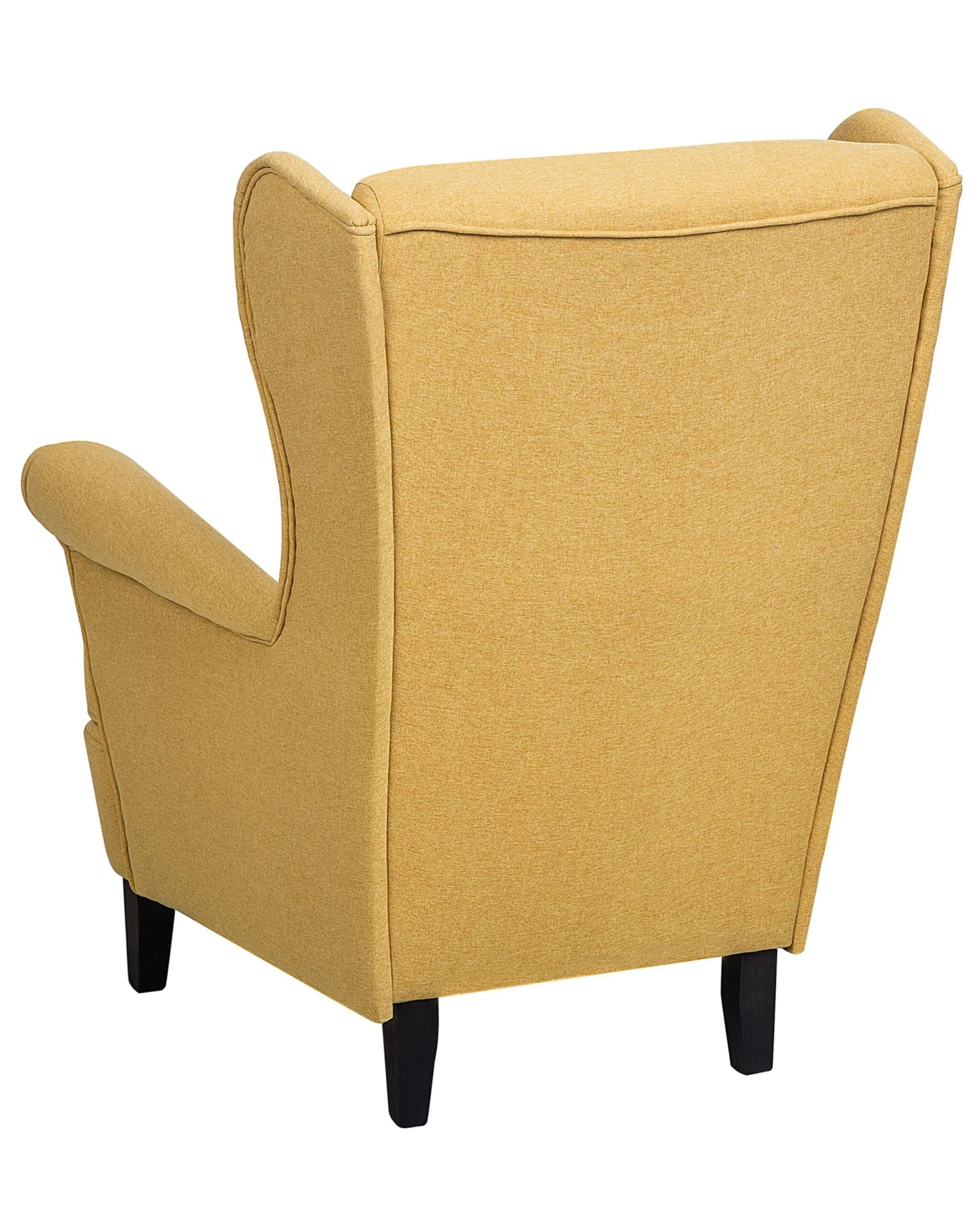 Fabric Wingback Chair Yellow ABSON 7 Fabric Wingback Chair Yellow ABSON - Image 5