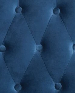 Velvet Fabric Wingback Chair Dark Blue ALTA -Home Furniture undef src sa picid 749411 type whitesh image