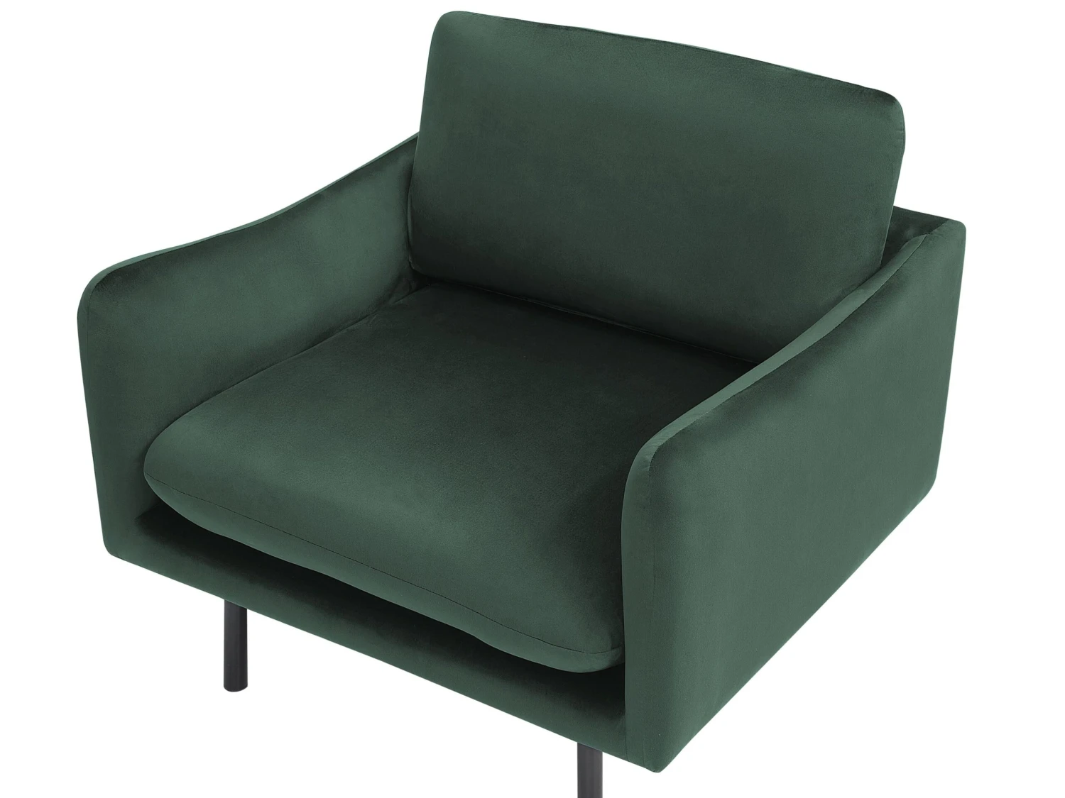 Velvet Fabric Armchair Green VINTERBRO 8 Velvet Fabric Armchair Green VINTERBRO - Image 6