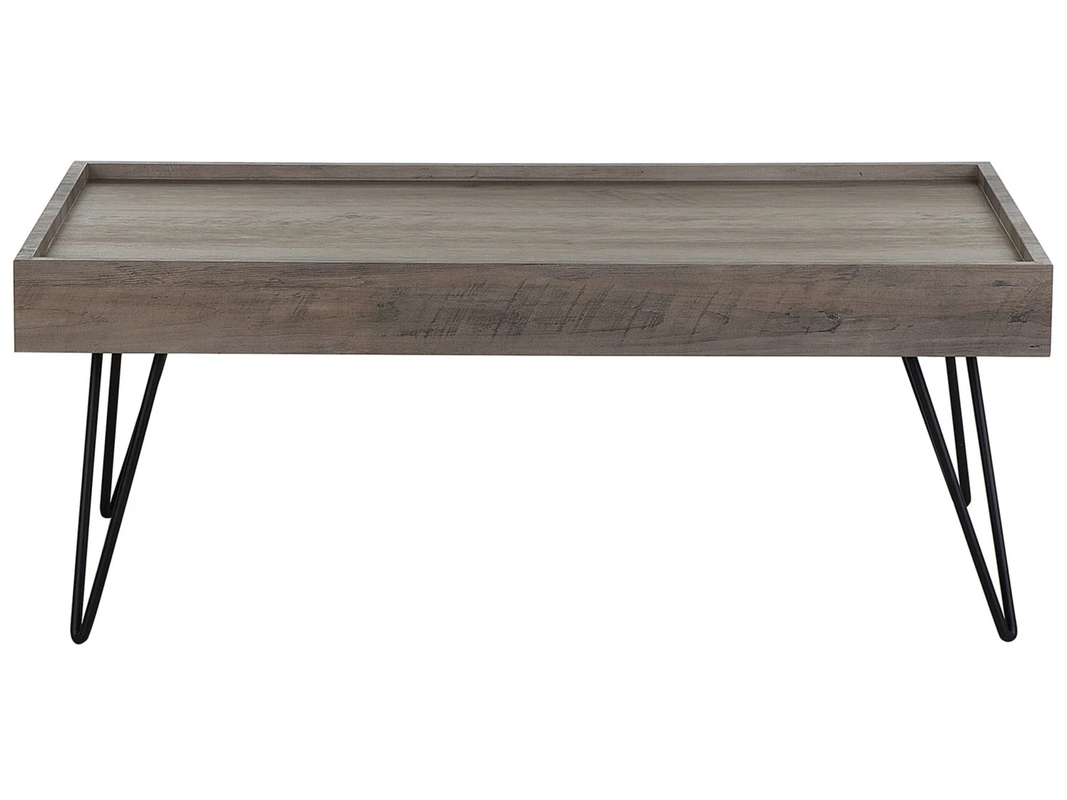 Coffee Table Grey Wood WELTON - Image 5