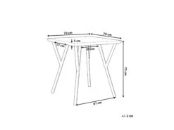 Dining Table Light Wood With Black BRAVO Various Sizes -Home Furniture undef src sa picid 750531 type whitesh image