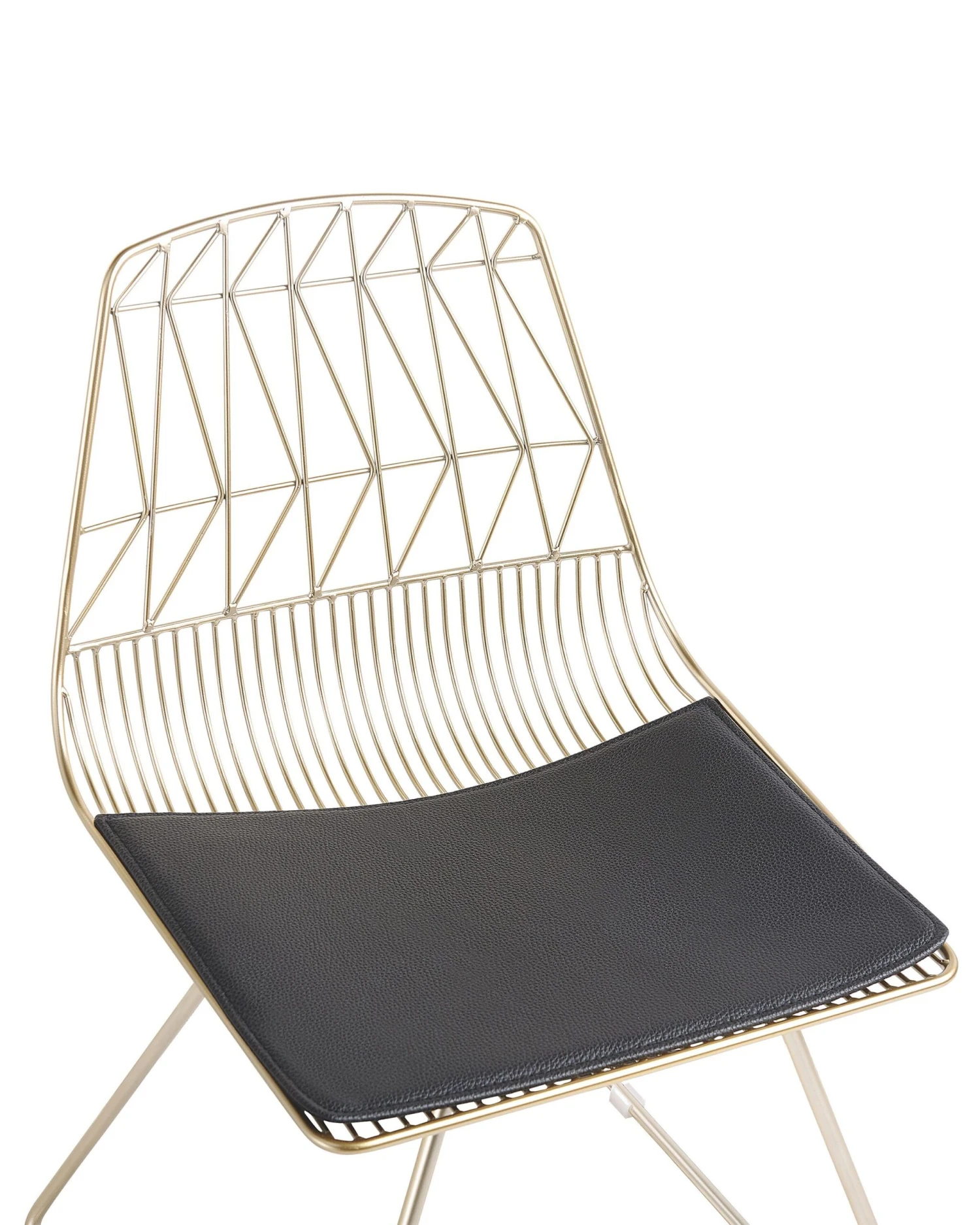 Set Of 2 Metal Accent Chairs Gold HARLAN 10 Set Of 2 Metal Accent Chairs Gold HARLAN - Image 8