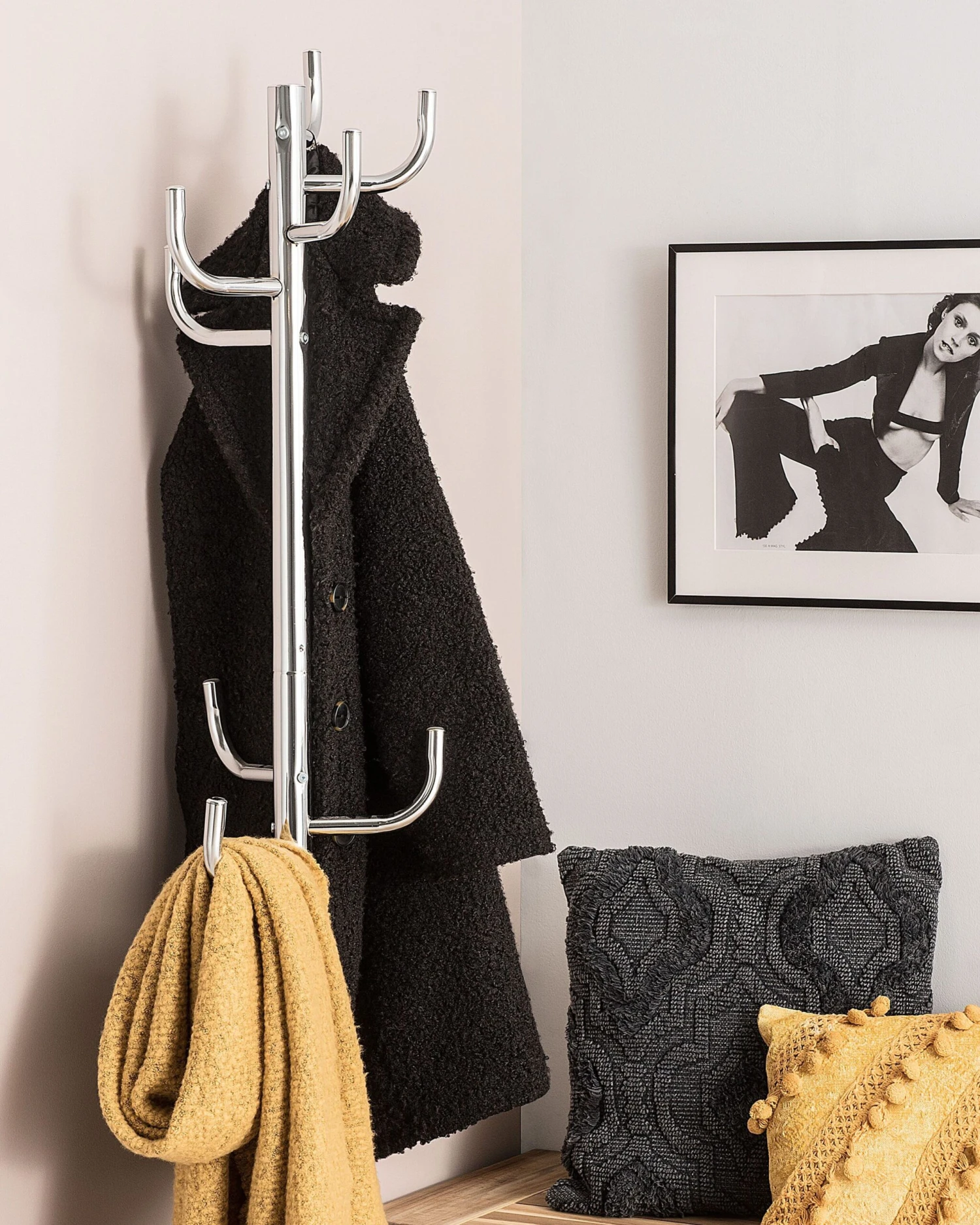 Coat Stand Silver TRENTON - Image 3