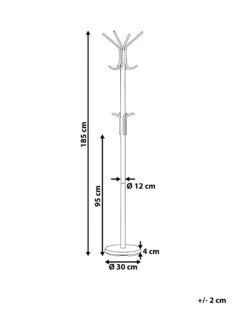Coat Stand Silver CLAXTON -Home Furniture undef src sa picid 757230 type whitesh image