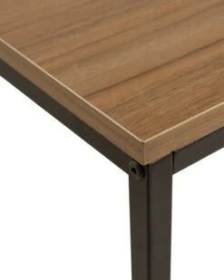 Console Table Dark Wood With Black DELANO -Home Furniture undef src sa picid 757539 type whitesh image