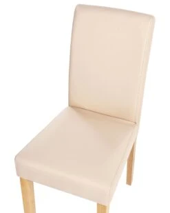 Set Of 2 Faux Leather Dining Chairs Beige BROADWAY -Home Furniture undef src sa picid 761506 type whitesh image