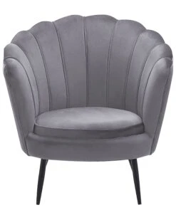 Velvet Armchair Grey LOVIKKA 21 Velvet Armchair Grey LOVIKKA -Home Furniture undef src sa picid 767301 type whitesh image