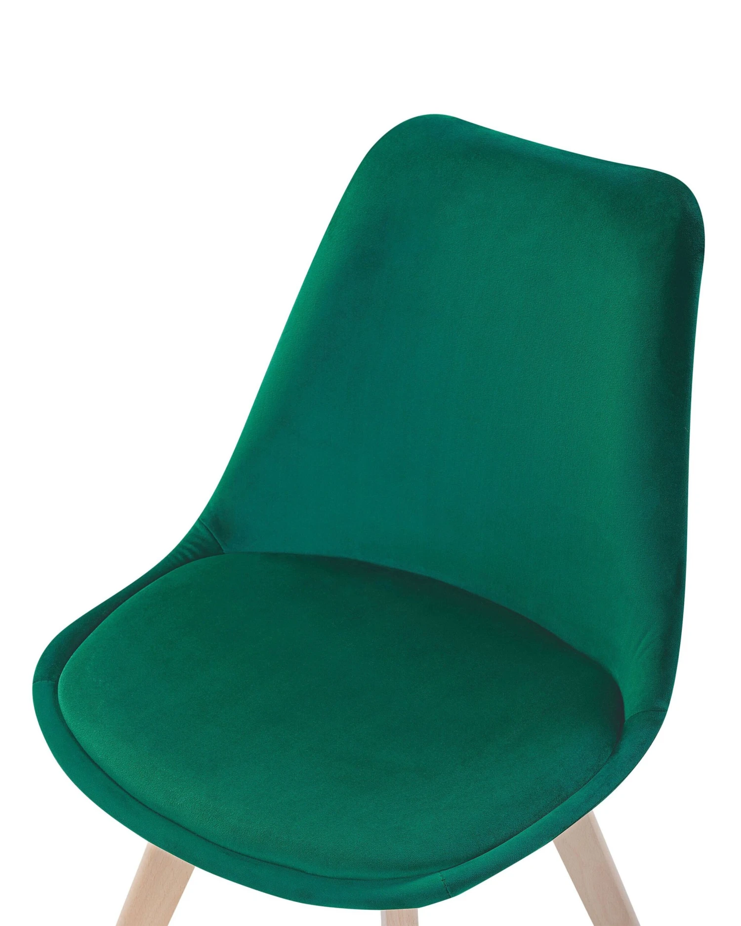 Set Of 2 Velvet Dining Chairs Green DAKOTA II - Image 6