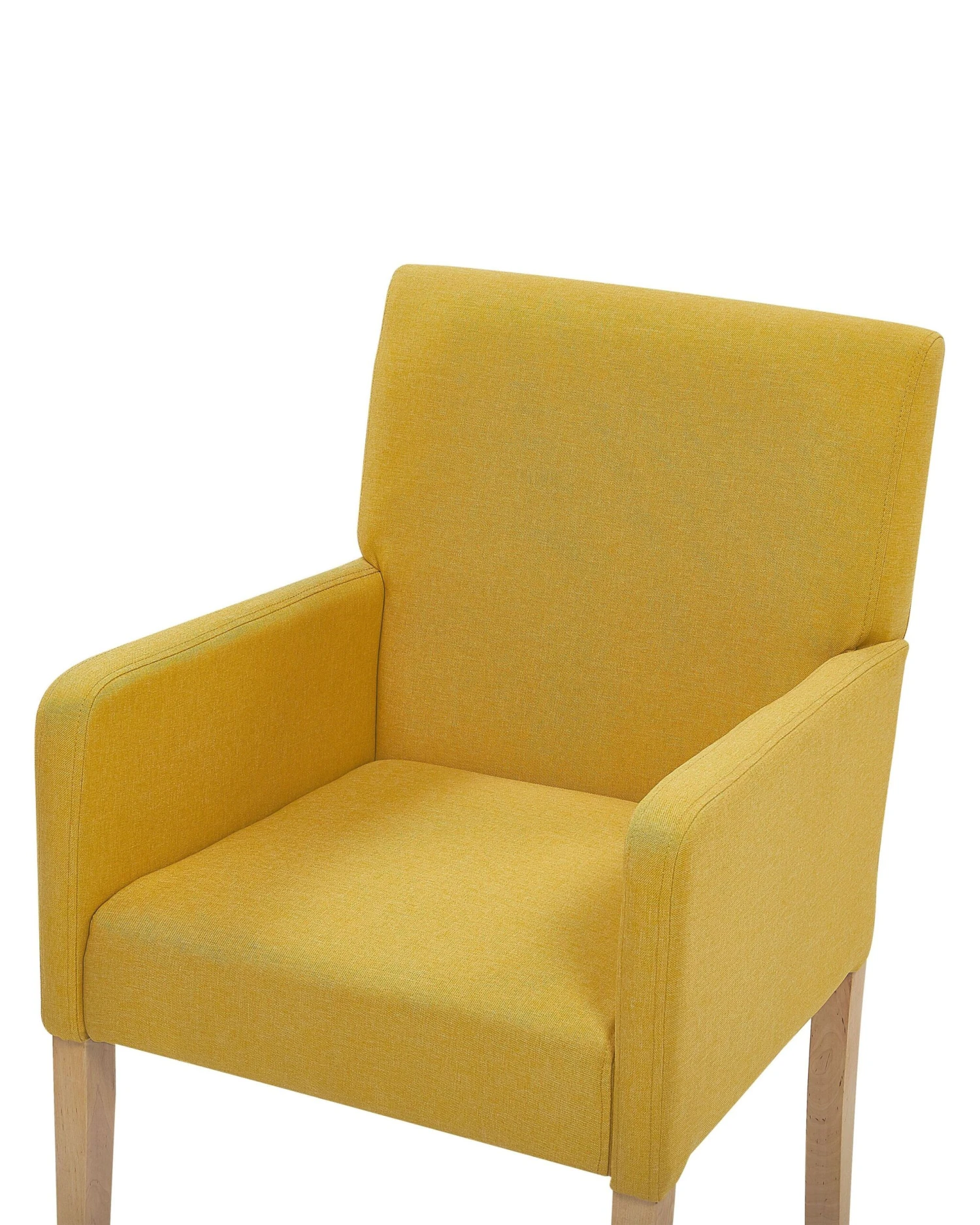 Fabric Dining Chair Yellow ROCKEFELLER - Image 6